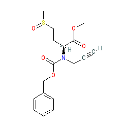 (2S)-Methyl 2-(((Benzyloxy)carbonyl)(Prop-2-yn-1-yl)amino)-4-(methylsulfinyl)butanoate