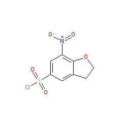 7-Nitro-2,3-dihydro-1-benzofuran-5-sulfonyl chloride