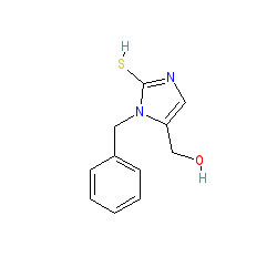 (1-benzyl-2-sulfanyl-1H-imidazol-5-yl)methanol