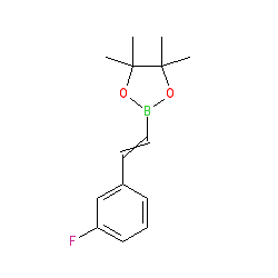 2-[2-(3-Fluorophenyl)ethenyl]-4,4,5,5-tetramethyl-1,3,2-dioxaborolane