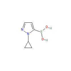 (1-Cyclopropyl-1H-pyrazol-5-yl)boronic acid