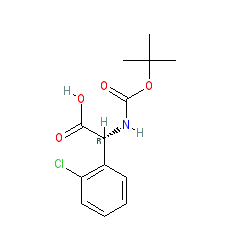 (2R)-[(tert-Butoxycarbonyl)amino](2-chlorophenyl)acetic acid