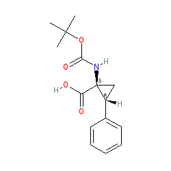(1S,2R)-1-[(tert-Butoxycarbonyl)amino]-2-phenylcyclopropanecarboxylic acid