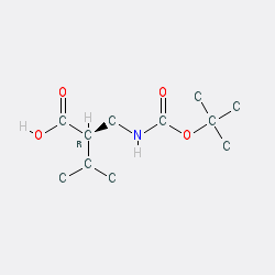 (2R)-2-{[(tert-Butoxycarbonyl)amino]methyl}-3-methylbutanoic acid
