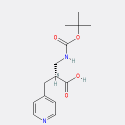 (2S)-3-[(tert-Butoxycarbonyl)amino]-2-(pyridin-4-ylmethyl)propanoic acid