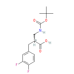 (2S)-3-[(tert-Butoxycarbonyl)amino]-2-(3,4-difluorobenzyl)propanoic acid