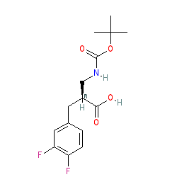(2R)-3-[(tert-Butoxycarbonyl)amino]-2-(3,4-difluorobenzyl)propanoic acid