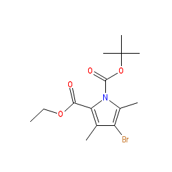 1-tert-Butyl 2-Ethyl 4-Bromo-3,5-dimethyl-1H-pyrrole-1,2-dicarboxylate