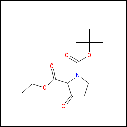 1-tert-Butyl 2-Ethyl 3-Oxopyrrolidine-1,2-dicarboxylate