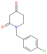 1-[(4-Chlorophenyl)methyl]piperidine-2,4-dione