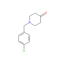 1-[(4-Chlorophenyl)methyl]piperidine-4-one