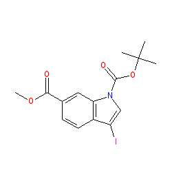 1-tert-Butyl 6-Methyl 3-iodo-1H-indole-1,6-dicarboxylate