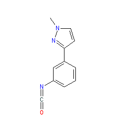 3-(3-Isocyanatophenyl)-1-methyl-1H-pyrazole