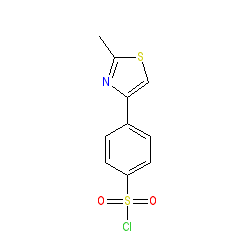 4-(2-Methyl-1,3-thiazol-4-yl)benzenesulfonyl chloride