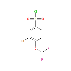 3-Bromo-4-(difluoromethoxy)benzene-1-sulphonyl chloride
