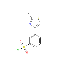 3-(2-Methyl-1,3-thiazol-4-yl)benzenesulfonyl chloride