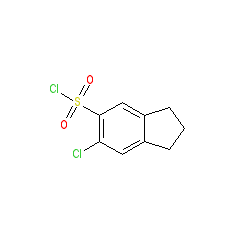 6-Chloro-2,3-dihydro-1H-indene-5-sulphonyl chloride