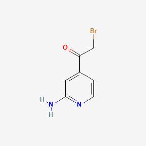1-(2-Aminopyridin-4-yl)-2-bromoethanone