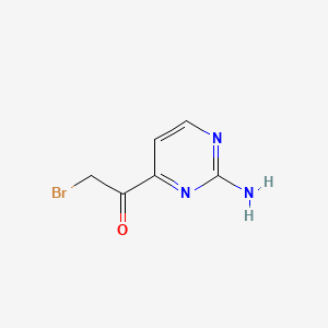1-(2-Aminopyrimidin-4-yl)-2-bromoethanone