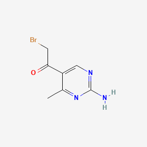1-(2-Amino-4-methylpyrimidin-5-yl)-2-bromoethanone