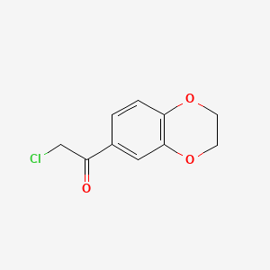 2-Chloro-1-(2,3-dihydro-1,4-benzodioxin-6-yl)ethanone