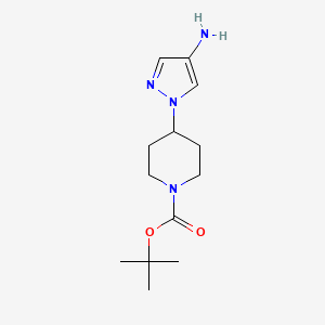 tert-Butyl 4-(4-Amino-1H-pyrazol-1-yl)piperidine-1-carboxylate