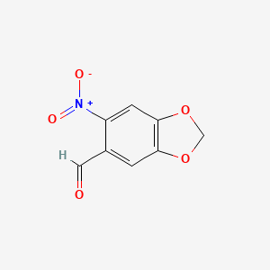 6-Nitro-1,3-benzodioxole-5-carbaldehyde