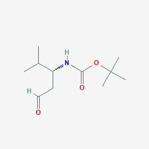 tert-Butyl (1R)-2-Methyl-1-(2-oxoethyl)propylcarbamate