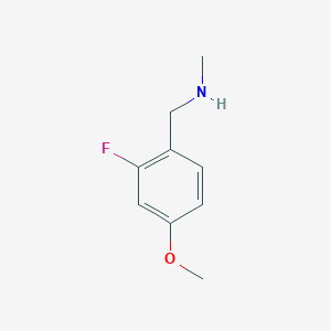 [(2-Fluoro-4-methoxyphenyl)methyl](methyl)amine