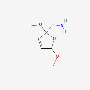 (2,5-Dimethoxy-2,5-dihydrofuran-2-yl)methylamine