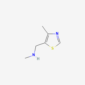N-Methyl-N-[(4-methyl-1,3-thiazol-5-yl)methyl]amine