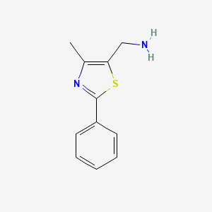 (4-Methyl-2-phenyl-1,3-thiazol-5-yl)methylamine