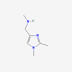 [(1,2-Dimethyl-1H-imidazol-4-yl)methyl](methyl)amine