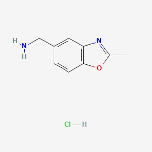(2-Methyl-1,3-benzoxazol-5-yl)methylamine hydrochloride