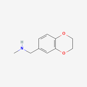 (2,3-Dihydro-1,4-benzodioxin-6-ylmethyl)(methyl)amine