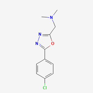 N,N-Dimethyl-1-[5-(4-chlorophenyl)-1,3,4-oxadiazol-2-yl]methanamine