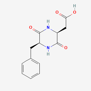 (2s-cis)-(-)-5-benzyl-3,6-dioxo-2-piperazineacetic acid