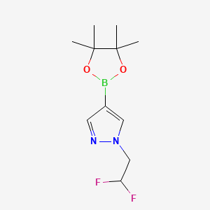 1-(2,2-Difluoroethyl)-4-(tetramethyl-1,3,2-dioxaborolan-2-yl)-1H-pyrazole