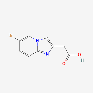 (6-bromoimidazo[1,2-a]pyridin-2-yl)acetic acid