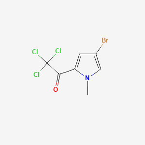 1-(4-bromo-1-methyl-1H-pyrrol-2-yl)-2,2,2-trichloroethanone