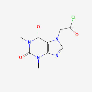 (1,3-Dimethyl-2,6-dioxo-1,2,3,6-tetrahydro-7H-purin-7-yl)acetyl chloride