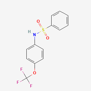 N-[4-(Trifluoromethoxy)phenyl]benzenesulfonamide