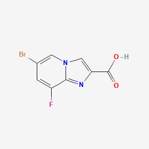 6-Bromo-8-fluoroimidazo[1,2-a]pyridine-2-carboxylic acid