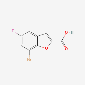 7-Bromo-5-fluorobenzofuran-2-carboxylic acid