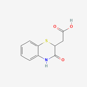 (3-Oxo-3,4-dihydro-2H-1,4-benzothiazin-2-yl)acetic acid