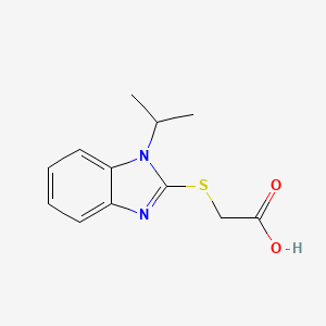 [(1-Isopropyl-1H-benzimidazol-2-yl)sulfanyl]acetic acid