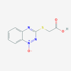 [(1-Oxido-1,2,4-benzotriazin-3-yl)sulfanyl]acetic acid