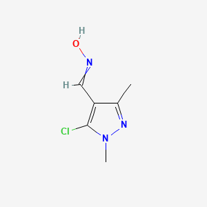 5-Chloro-1,3-dimethyl-1H-pyrazole-4-carboxaldehyde oxime