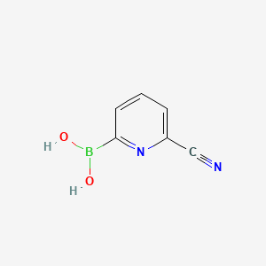 (6-Cyanopyridin-2-yl)boronic acid