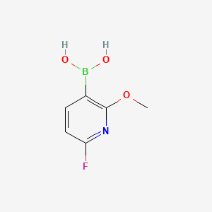 (6-Fluoro-2-methoxypyridin-3-yl)boronic acid